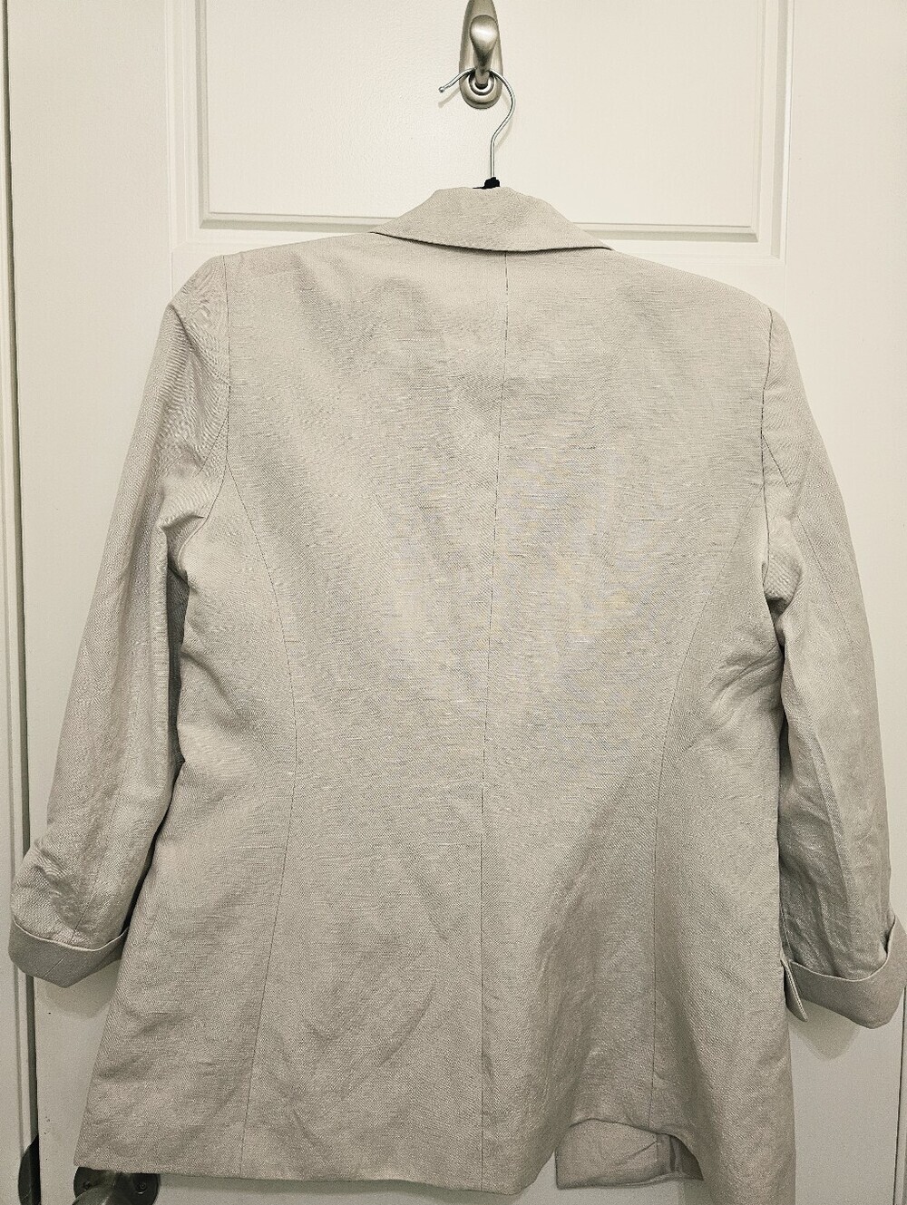 Calvin Klein Light Cream Women's Blazer Jacket - Picture 9 of 15
